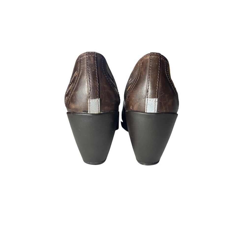 Merrell Brown Heels Evera Cross Cycling Shoes US Size 5.5 Women’s Leather Slip O - Picture 4 of 9
